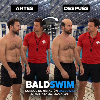 BaldSwim Badekappe